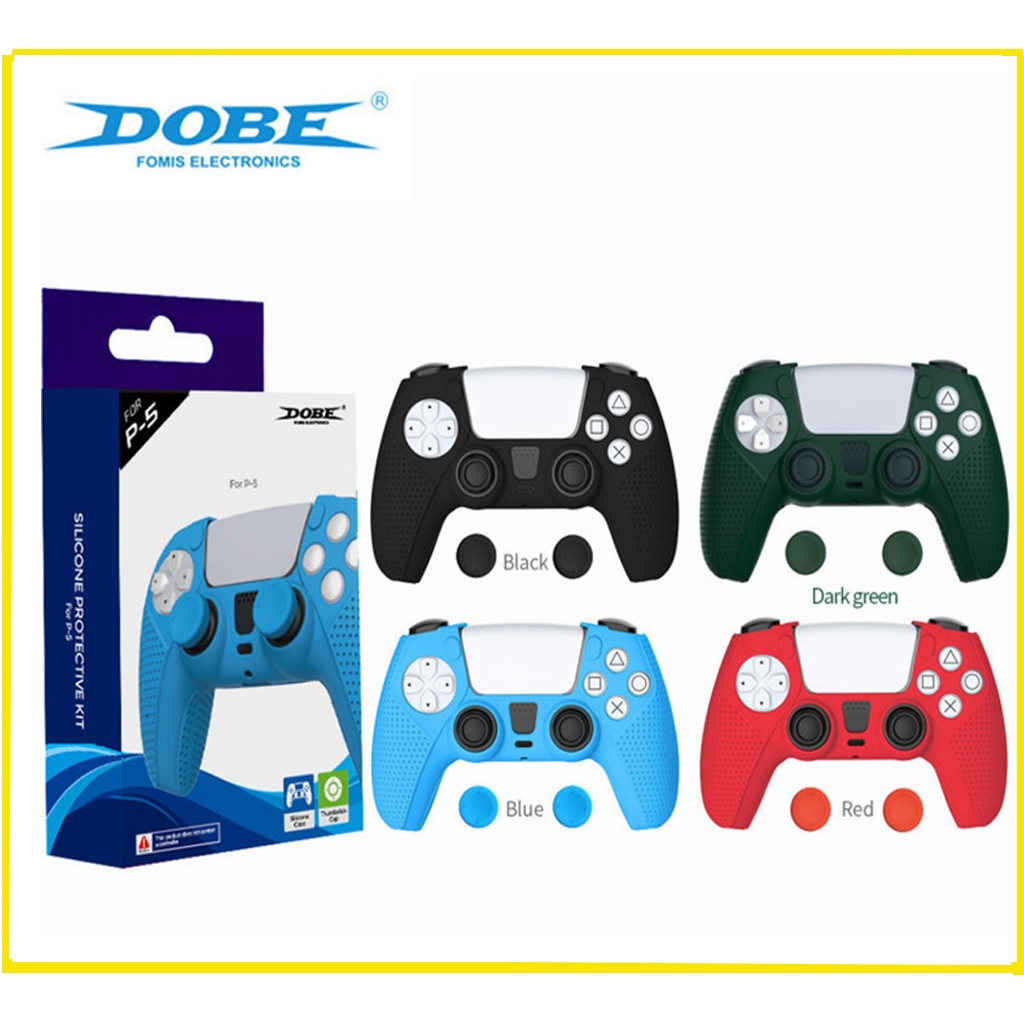 ซิลิโคนจอยเกม Ps5 Silicone for Ps5 Silicone Ps5 อุปกรณ์เริมป้องกันจอยเกม dobe