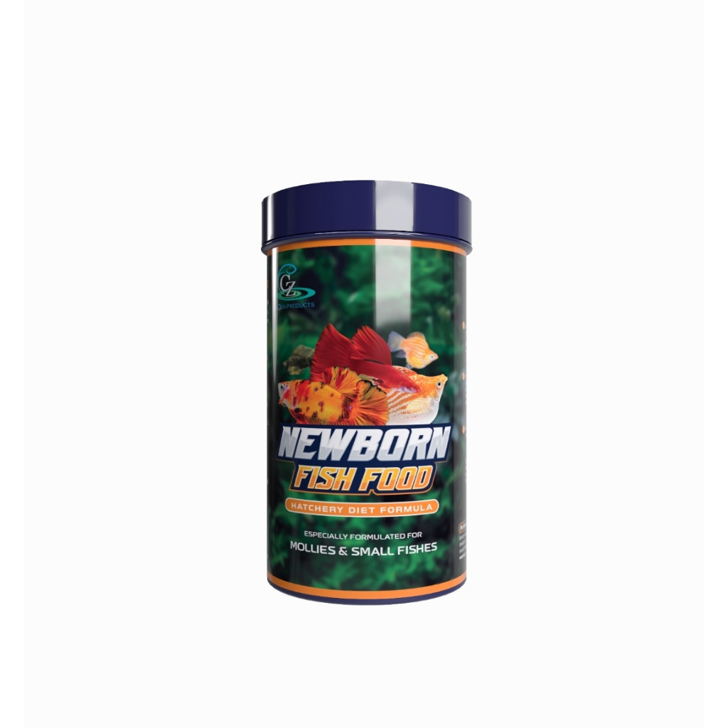 Cz Newborn อาหารสำหรับลูกปลาแรกเกิด ขนาด 120 กรัม(อาหารปั้น สำหรับปลาบอลลูน ปลากัด ปลาหางนกยูง  )