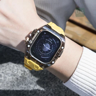 เคส พร้อมสาย TPU สําหรับ iWatch Ultra 10 band for iWatch Series 11 10 9 8 7 6 5 ขนาด 40.41 .44.45 .49.46มม. For watch