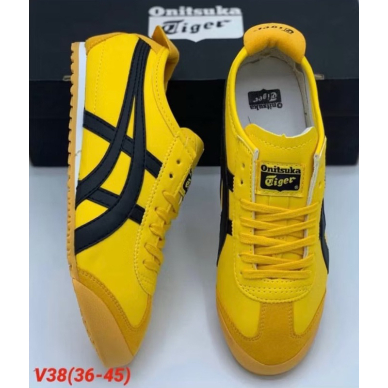รองเท้าผ้าใบหนัง🐯🐯รองเท้าลำลองเบาใส่สบาย ไซส์36___45