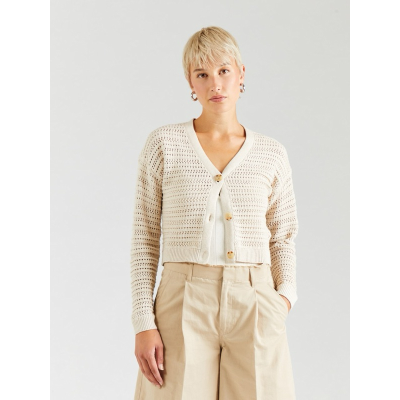 (ของแท้💯) HOLLISTER cardigan คาดิแกน สีครีม