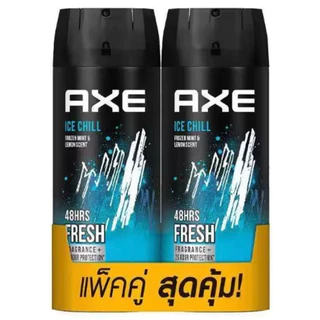 (แพ็คคู่) AXE สเปรย์ระงับกลิ่นกาย 135 มล. แอ๊กซ์ Deo body spray แท้ 100%