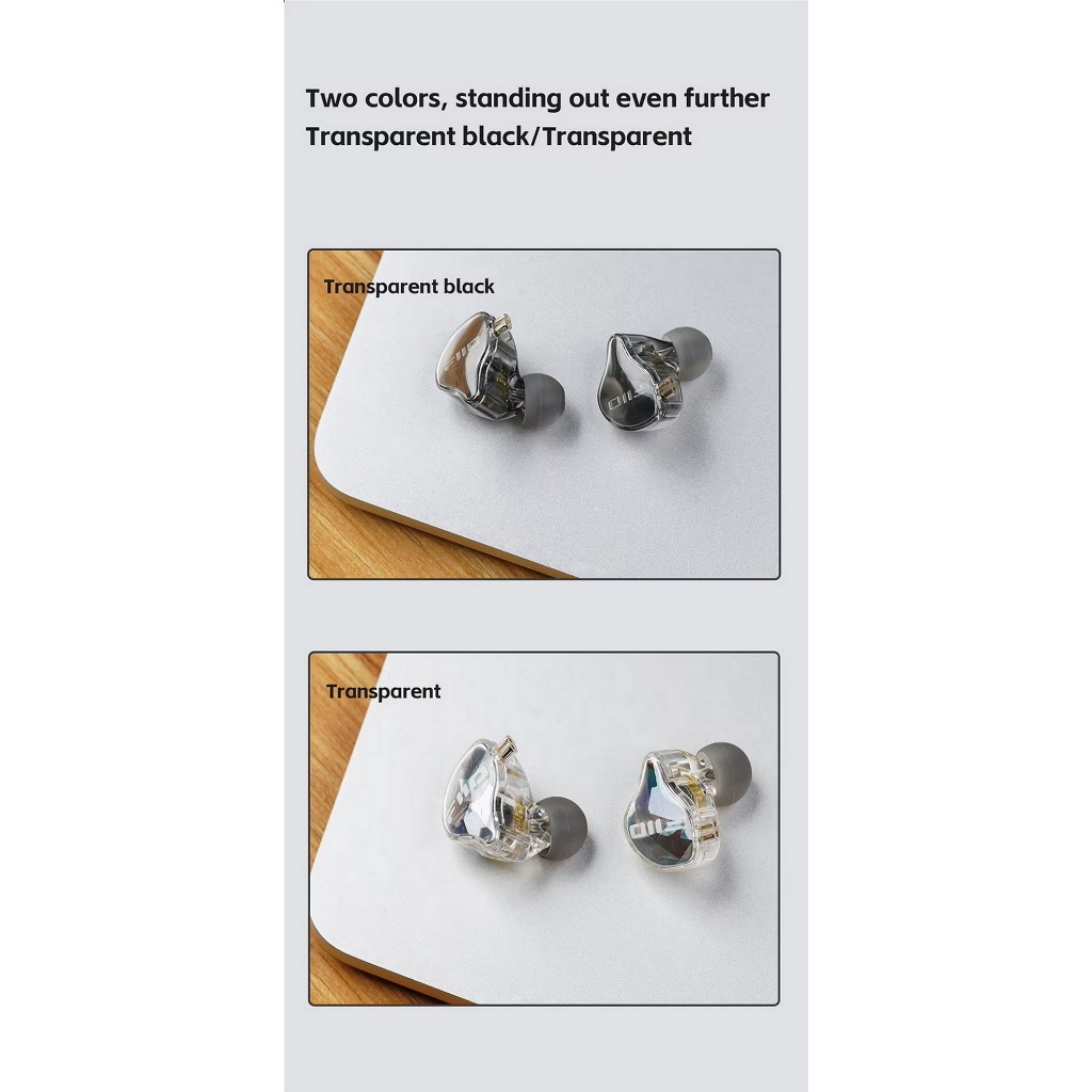 [ประกันศูนย์ไทย] FiiO JD10 หูฟัง IEMs 1 ไดรเวอร์ ของแท้ สุดคุ้ม ส่งจากไทย รองรับ Hi-Res