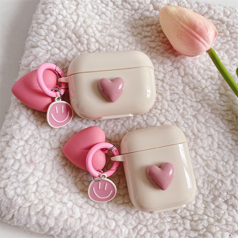 insเคสป้องกันหูฟังฝาครอบป้องกันหูฟัง Love ฝาครอบหูฟัง Bluetooth เหมาะสำหรับ Air1 2 3 Pro