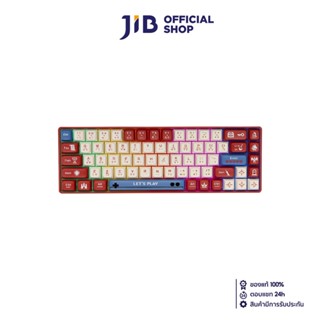 WIRELESS KEYBOARD (คีย์บอร์ดไร้สาย) NUBWO NK51 (RETRO GAMING…
