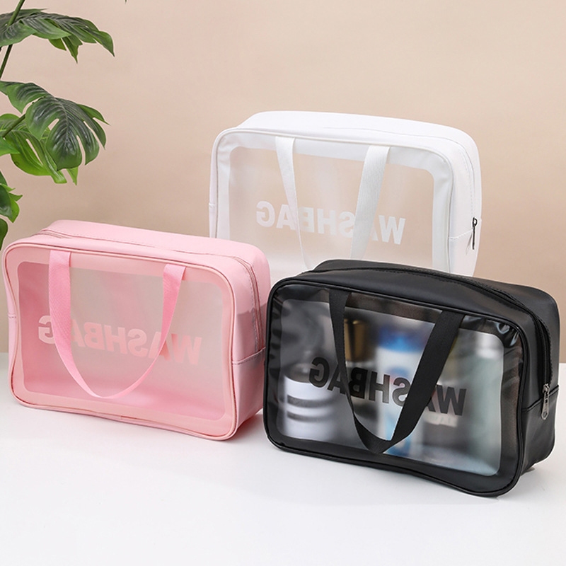 กระเป๋าเก็บเครื่องสำอาง Cosmetic bag กระเป๋าผู้หญิง กันน้ำ แบบพกพา ความจุขนาดใหญ่