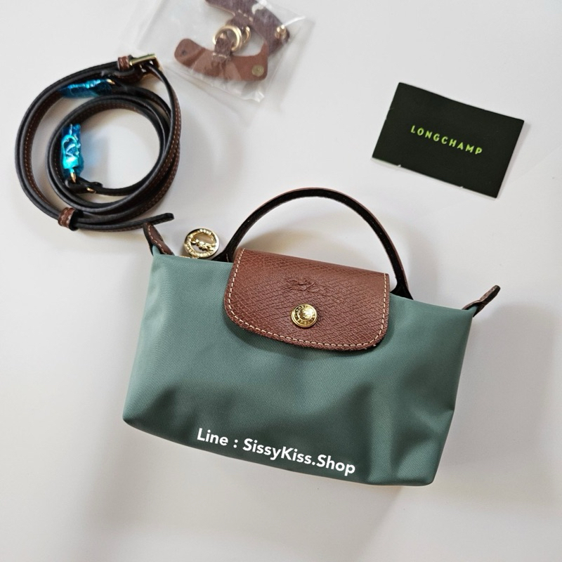 New Longchamp pouch พร้อมสาย