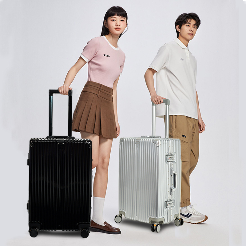 กระเป๋าเดินทาง กระเป๋าล้อลาก 20 24 นิ้ว Suitcase กระเป๋าเดินทางล้อลาก ถุงใส่ของ สัมภาระ วัสดุPC ล้อ 360°