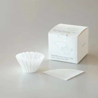 ORIGAMI Coffee Paper Filter [ Cone + Wave Set ] | MOTMOT COFFEE