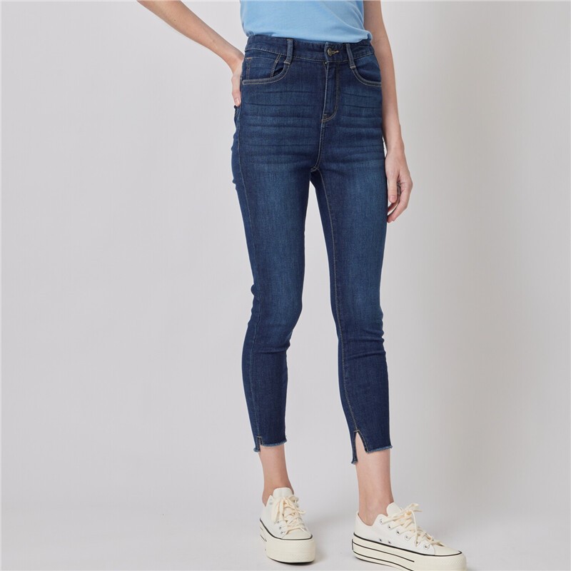 GIORDANO กางเกงยีนส์ผู้หญิง Women's High Waist Jean 05422007