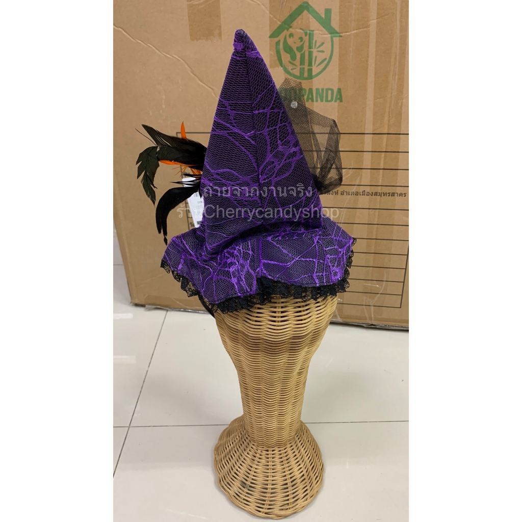 ที่คาดผม รุ่นหมวกแม่มด witch hat headband 🚚 ด่วนมีส่งGrabค่า - รูปที่ 4
