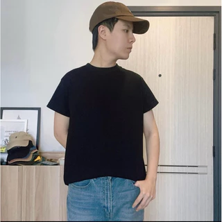 008 [Mens Baby Cropped T-Shirt] เสื้อยืดครอปผู้ชายคอกลม ทรงเบบี้ที คอฟิต ผ้านุ่ม