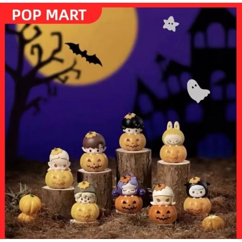 [ของแท้|พร้อมส่งจากไทย] POPMART Popbean Halloween Popbean ฟักทอง Popbean Chrismas 2024