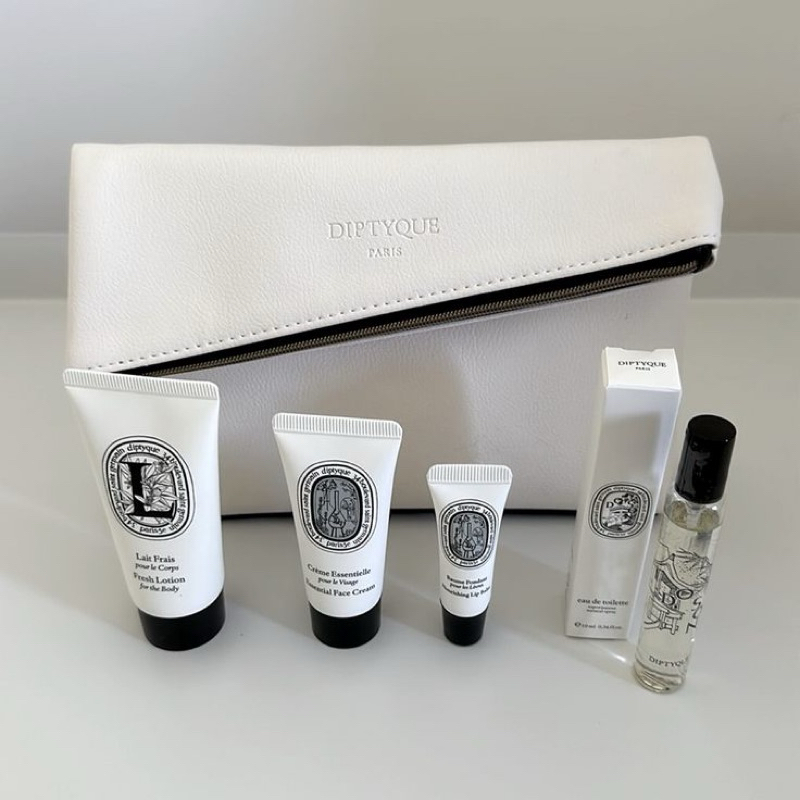 Diptyque Qatar first class amenity kit ของใหม่ ยังไม่ได้แกะ