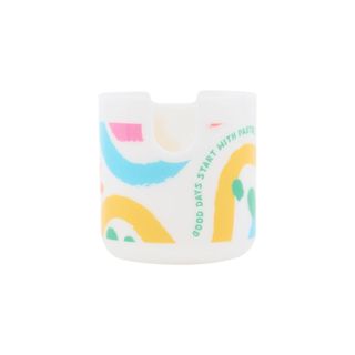 pastel เคสกระปุกยาดมสมุนไพรลายกราฟฟิก สีขาว