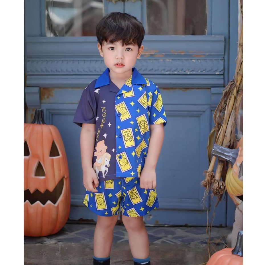 Thelandofvava Look 7 VNYI1072 ชุดเซ็ตเด็กชาย Muteru ลิขสิทธิ์แท้จาก vava
