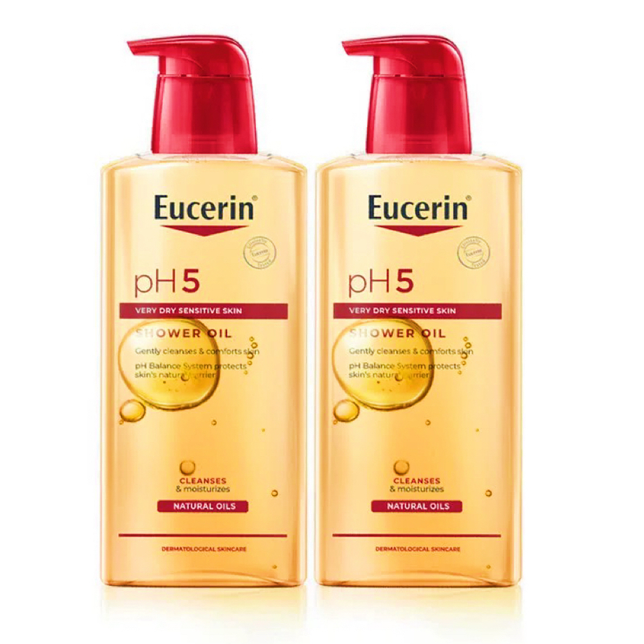 Eucerin pH5 Shower Oil 400 ml ยูเซอริน พีเอช 5 สกิน โพรเทคชั่น ชาวเวอร์ ออยล