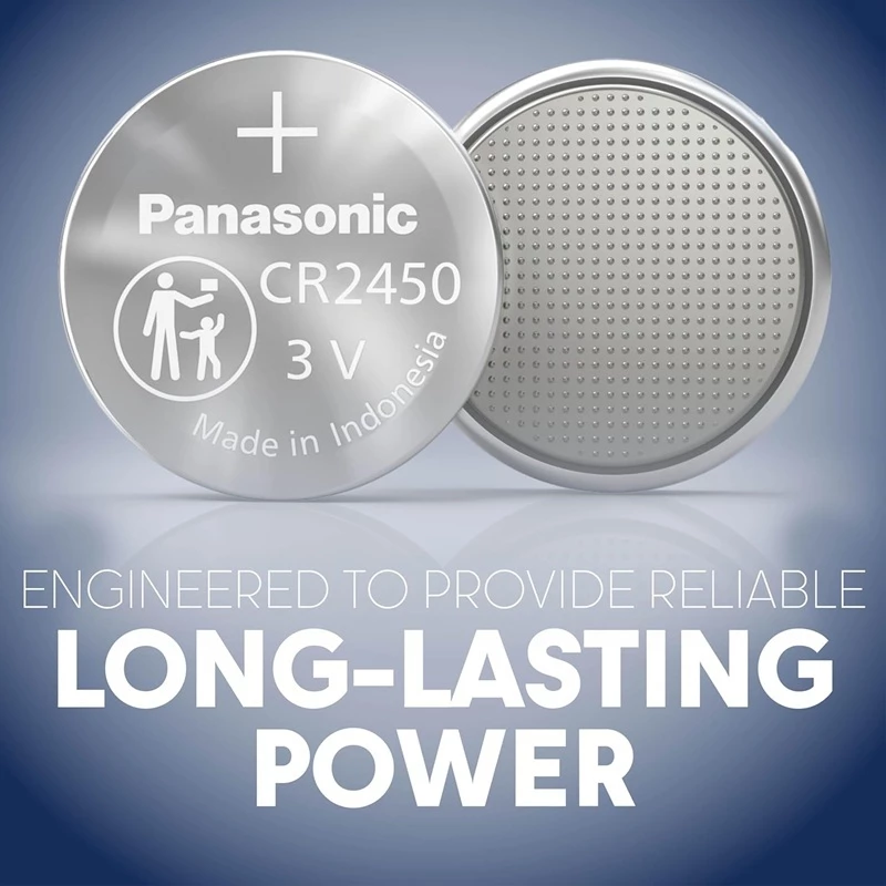 ถ่านกระดุม ถ่าน Panasonic CR2450 Lithium 3V จำนวน 1 ก้อน ของแท้ ถ่านชาร์จ (แพ็คน้ำเงิน) แบตเตอรี่ แบตเตอรี่กุญแจรถ thumbnail 5