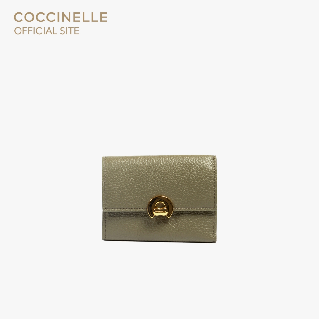 COCCINELLE กระเป๋าสตางค์ผู้หญิง รุ่น BINXIE 11F021 สี LAUREL GREEN