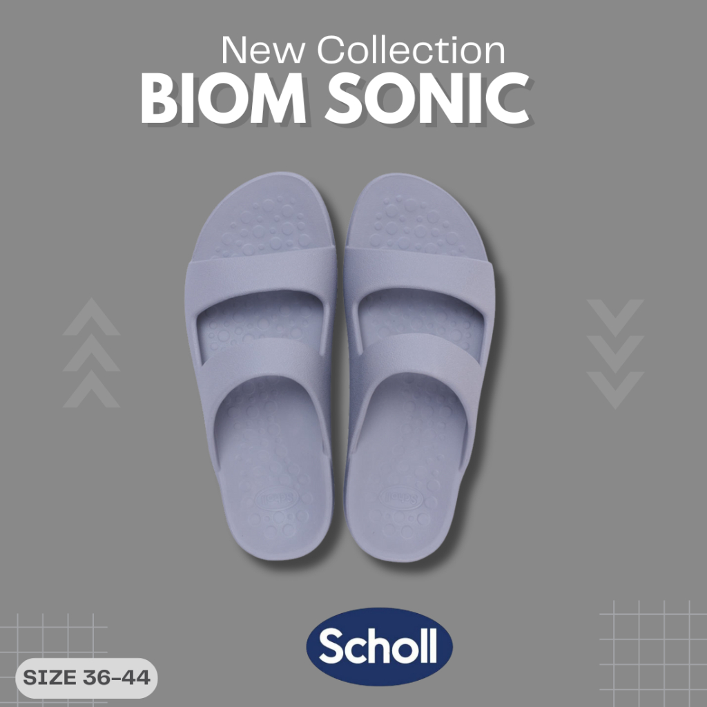 รองเท้าแตะเพื่อสุขภาพ ทั้งหญิงและชาย Unisex สกอลล์ แบบสวม รุ่น Biom Sonic B415 ไซส์ 36-44