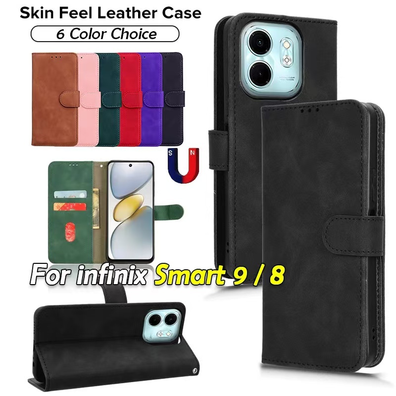 เคสฝาพับ มีล็อค สำหรับiNfinix Smart9 Smart8 Smart7 Smatr6 Smart5 Pro  iNfinix Hot50i Hot40i Hot30 Hot30i เคส ฝาพับหนัง