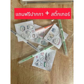 แถมฟรี ปากกา + สติ๊กเกอร์ เมื่อซื้อปี๊บออมสิน
