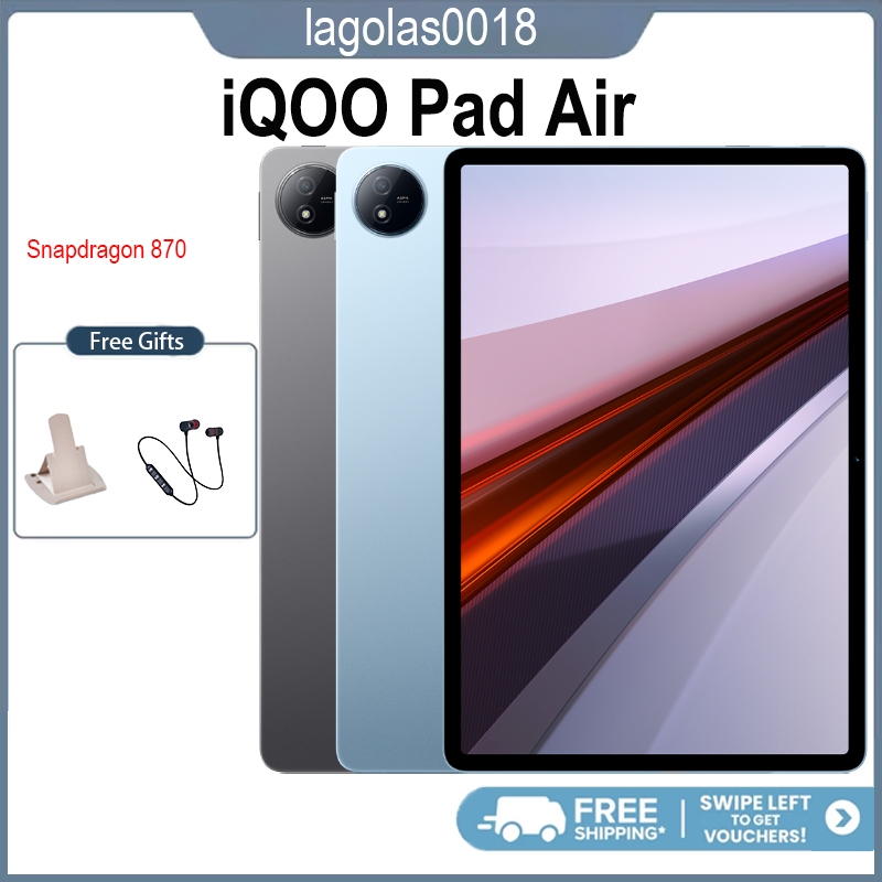 Vivo iQOO Pad Air  Qualcomm Snapdragon 870 11.5 inch LCD  2.8K 144Hz OriginOS 3