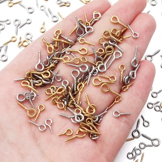 ตะขอสกรูเกลียว สำหรับแขวน,ห้อย,จี้ เครื่องประดับต่างๆ งานฝีมือ diy 10g