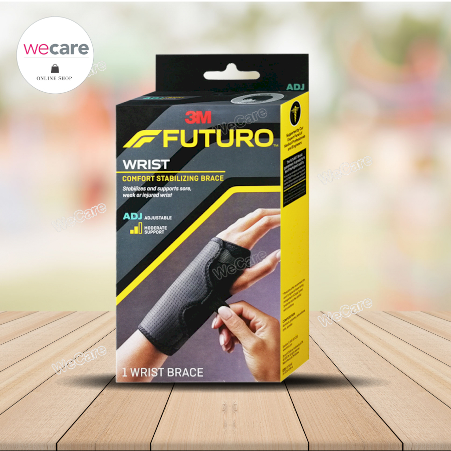 Futuro Comfort Stabilizing Wrist Brace (สวมได้ทั้งซ้าย/ขวา) ฟูทูโร่ อุปกรณ์พยุงข้อมือเสริมแถบเหล็ก รุ่นปรับกระชับได้