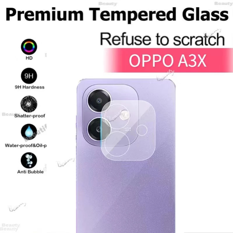 {พร้อมส่ง!!!} ฟิล์มกระจกเลนกล้อง ฟิล์มกันรอยกล้อง กันกระแทก สำหรับ OPPO A3X A3 X 2024 5G ฟิล์ม กันรอ