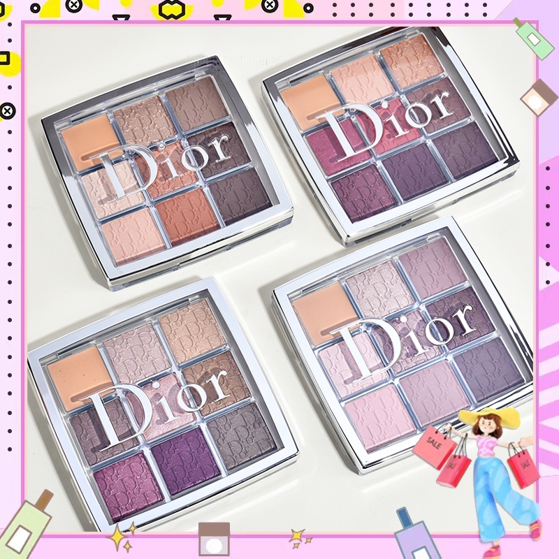 แท้ % D-i#o%r Backstage Eyeshadow Palette #001#002 จานอายแชโดว์