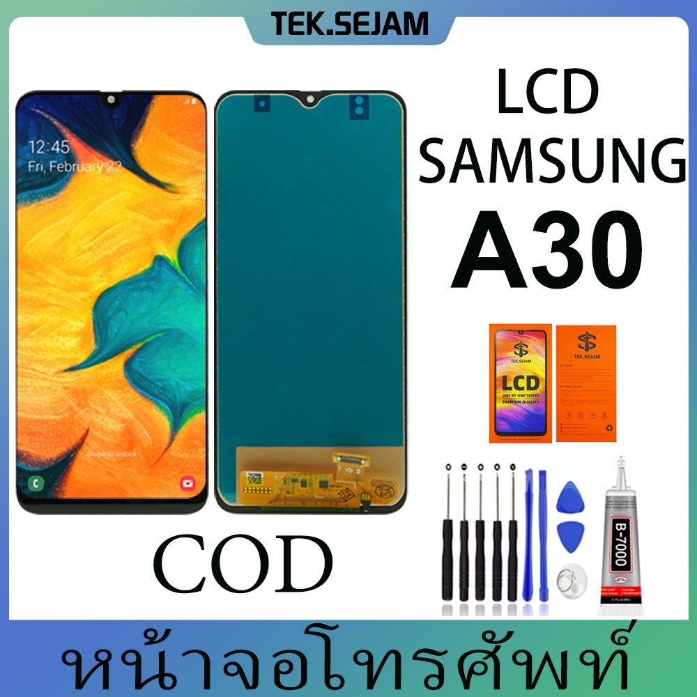 หน้าจอ LCD Samsung A30 หน้าจอ งานแท้ อะไหล่มือถือ จอพร้อมทัชสกรีน LCD Display Screen Touch incell