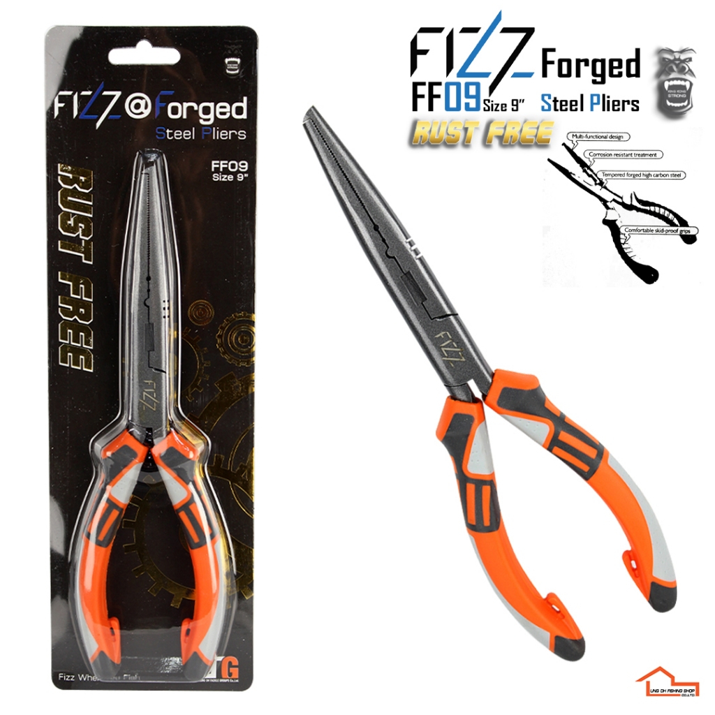 คีม Fizz Forged  Steel Pliers Rust Free 9 นิ้ว FF09