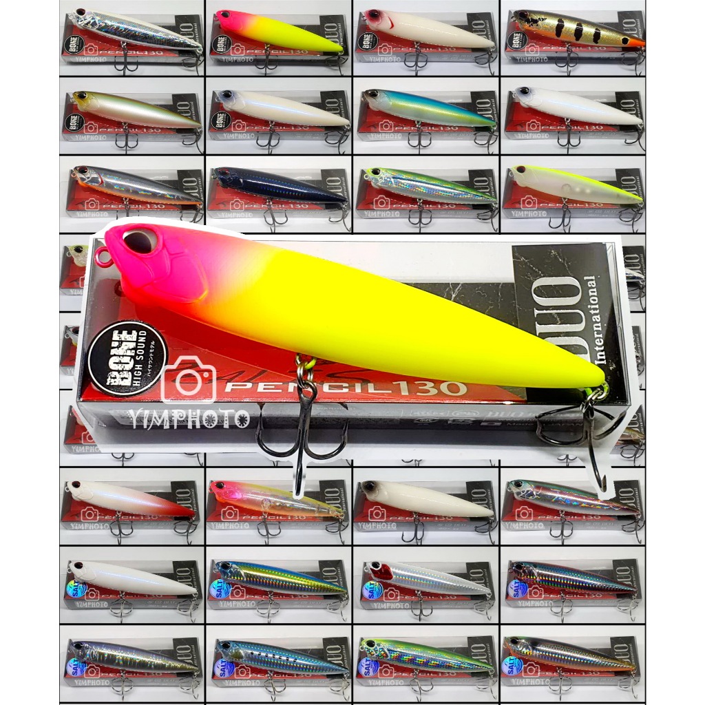 DUO Realis PENCIL 130F 31.6g. เหยื่อปลอม ผิวน้ำ DUOแท้ 100% เหยื่อตกปลา