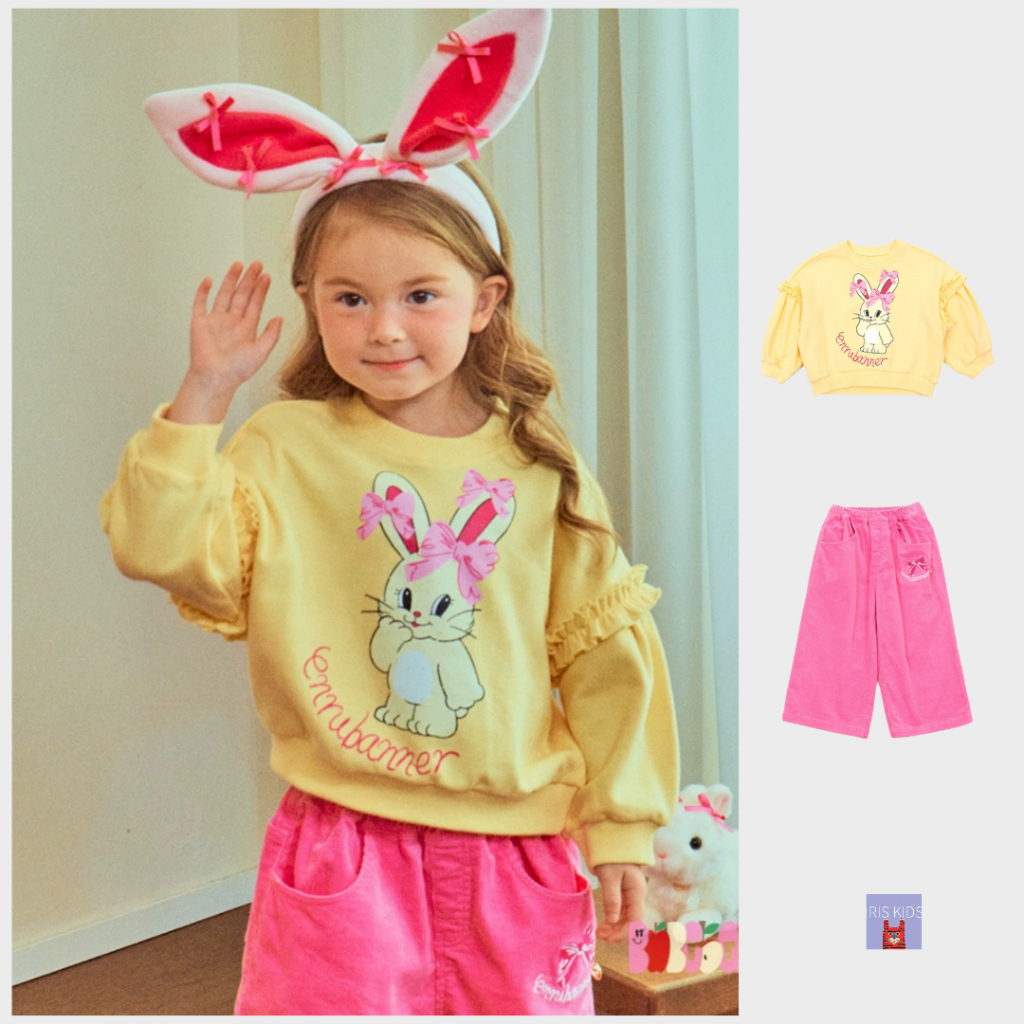 「สินค้าลิขสิทธิ์แท้」IRIS KIDS l IKS25022-IKS25023-IKP25022 bunny blouse/pants เสื้อผ้าเด็ก