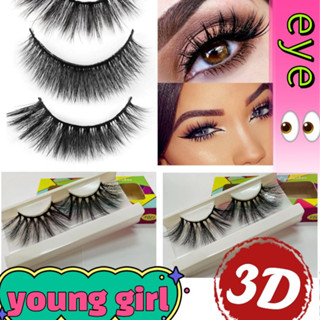 ขนตาปลอมหูแมวสีดำธรรมชาติแต่งหน้าไทยหนาพิเศษ 3D ขนตาปลอมธรรม…