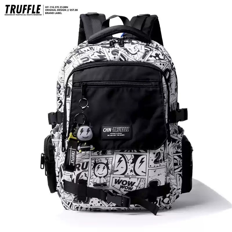 Truffle Backpack V.3 2024 ขนาด 47 cm. (Cartoon) กระเป๋าสำหรับ Macbook Pro 14-16", Macbook Air 13-15"