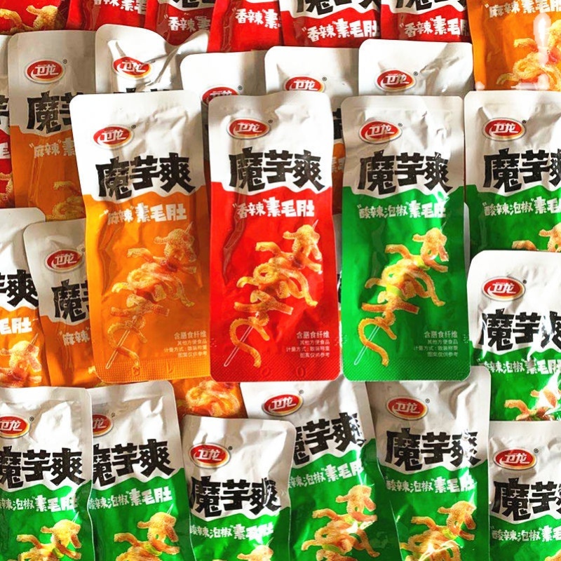 บุก สาหร่าย หม่าล่า 1ซอง 18g (ซองเล็ก) รสเผ็ดหอม ชาลิ้น weilong
