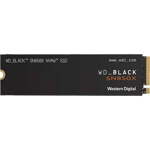 Western Digital 1TB WD_Black SN850X NVMe SSD M.2 2280 Gen 4 PCIe (WDS100T2X0E)