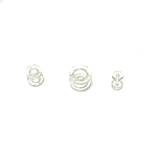 ต่างหูจิวตาไก่2mm--16mm1 ชิ้น (1pcs)-พลาสติก