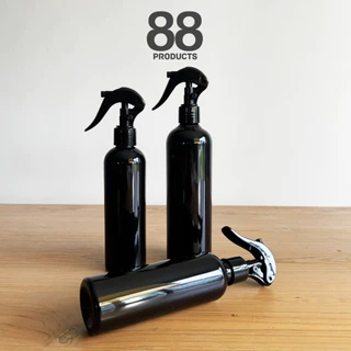 ขวดฟ๊อกกี้สีดำ ขวดสเปรย์สีดำ ขวดPET 200/250/300/400/500ml. พร้อมจัดส่งจากกรุงเทพ 88 PRODUCTS