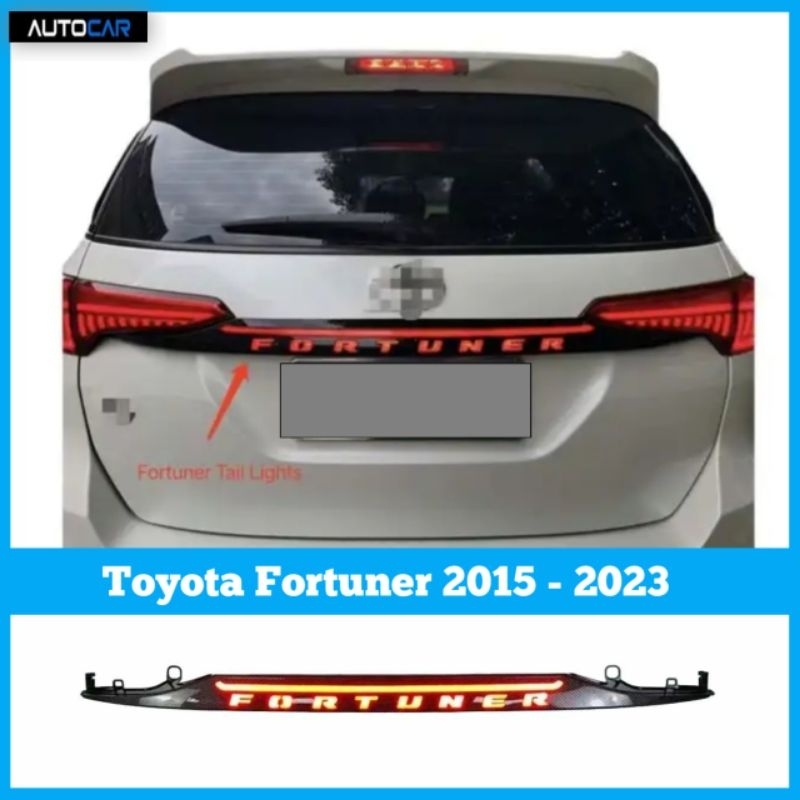 ไฟคิ้วท้ายตัวอักษร 2 ฟังก์ชั่นfortuner legender 2015-2023