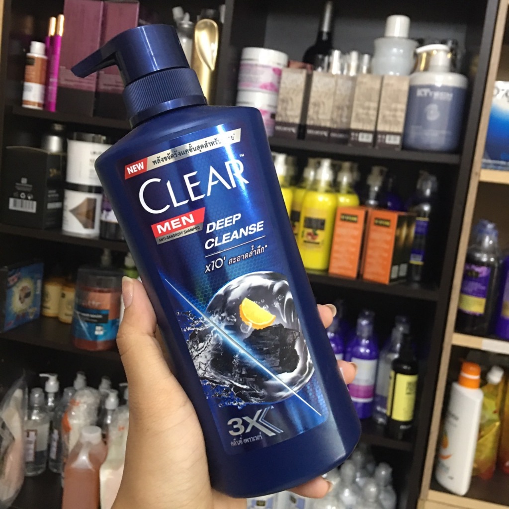 Clearเคลียร์ เมน แชมพู แอนตี้แดนดรัฟ ดีพ คลีนส์ 390 มล. แชมพูขจัดรังแค