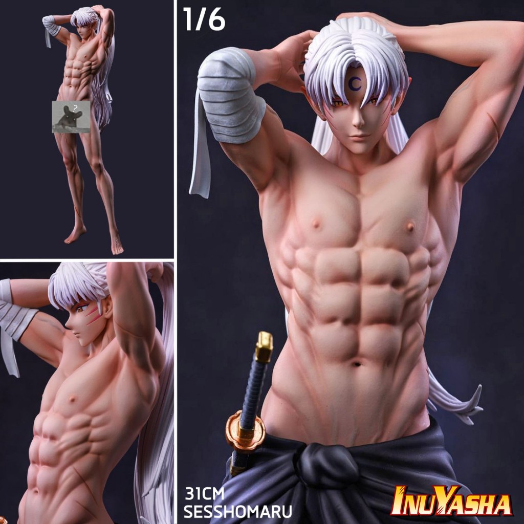 Figure ฟิกเกอร์ Ghost Studio InuYasha Yashahime อินุยาฉะ เทพอสูรจิ้งจอกเงิน Sesshomaru เซชโชมารุ 1/6