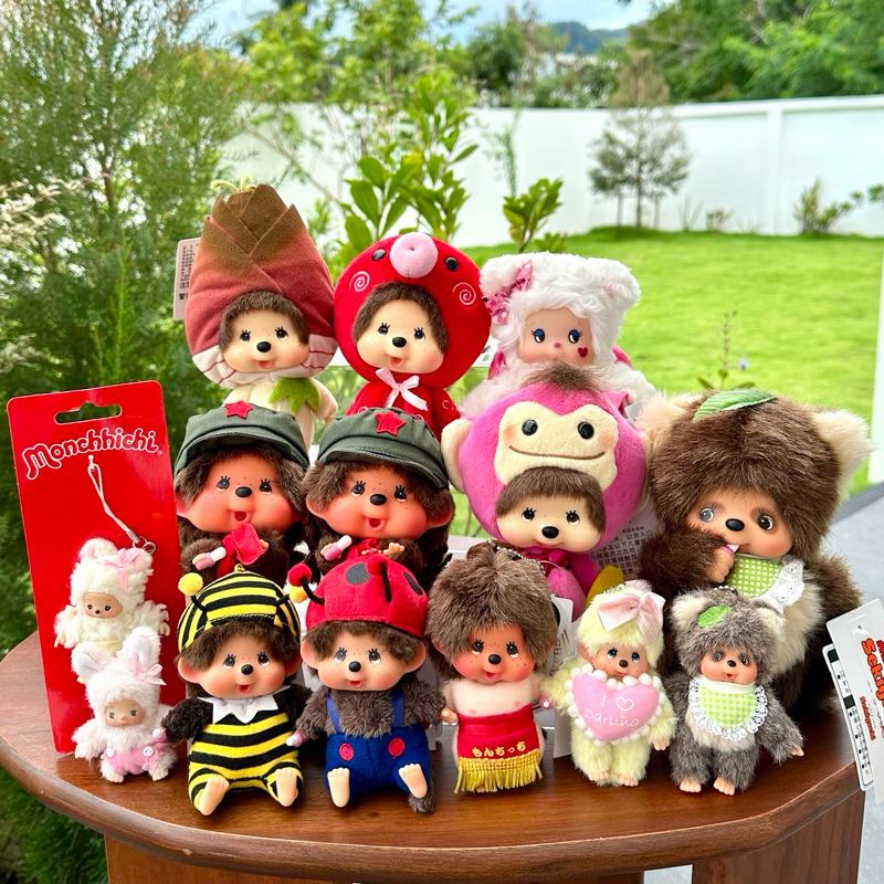 [พร้อมส่ง ของแท้ ]พวงกุญแจ ม่อนชิชิ มอนชิชิ Monchhichi จากญี่ปุ่น