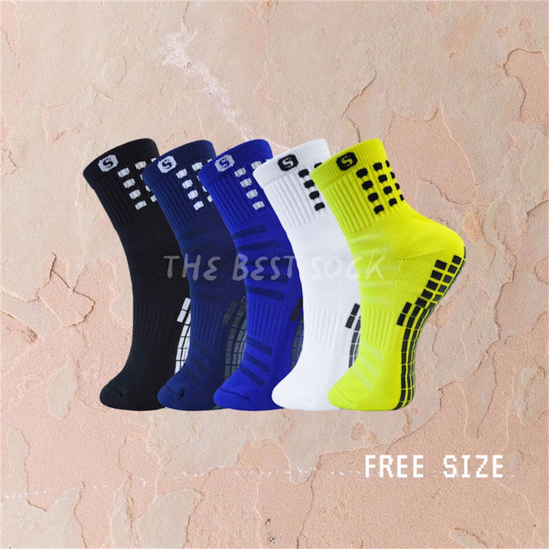 ถุงเท้ากีฬากันลื่น ถุงเท้าฟุตบอลกันลื่น Sport (ราคา/คู่) ราคาเดียวกันทุกคู่