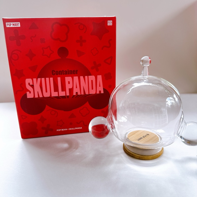 POPMART SKULLPANDA โหลใส่ Popbean Pop bean
