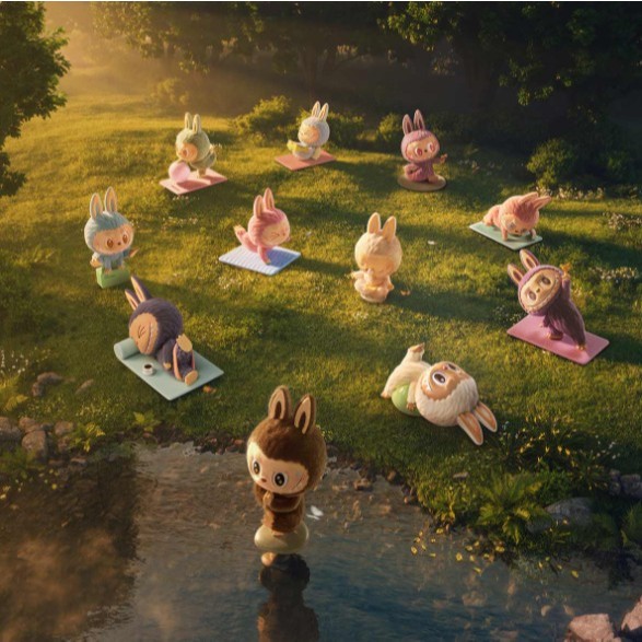 **พร้อมส่งในไทย** ยกbox THE MONSTERS Lazy Yoga Series Figures