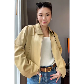 Vicky classic suede jacket 🤎 Basicselected แจ็คเก็ตกันหนาว หนังกลับ