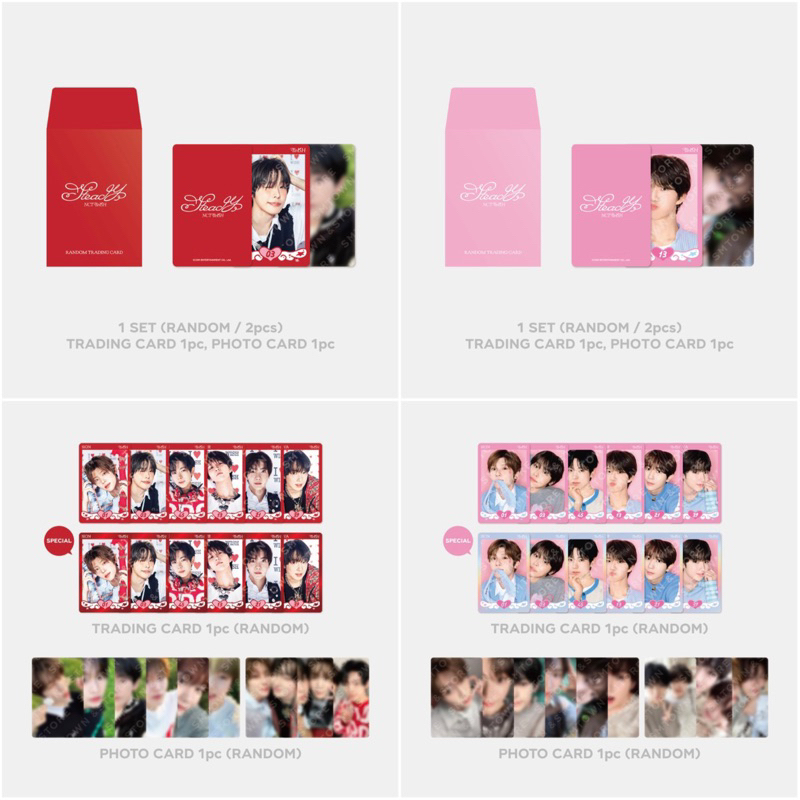 พร้อมส่ง NCT WISH Steady - RANDOM TRADING CARD SET